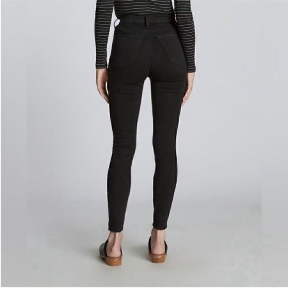 NWT Everlane The Way-High® Skinny Jean in Black Size 30 Crop - Picture 2 of 13